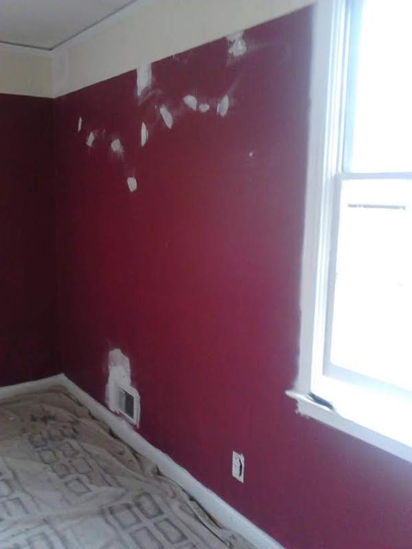 Residential Interior Bedroom Wall Before Paint Photo