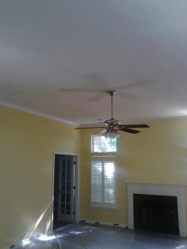 Popcorn Ceiling Removal After Picture