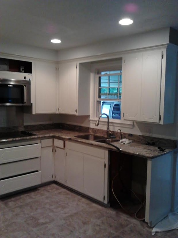 Residential Kitchen Cabinets Paint After Picture