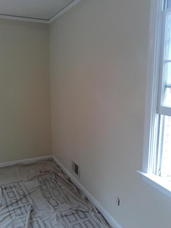 Residential Interior Bedroom Wall After Paint Photo